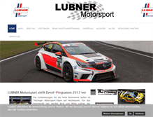 Tablet Screenshot of lubner-motorsport.de
